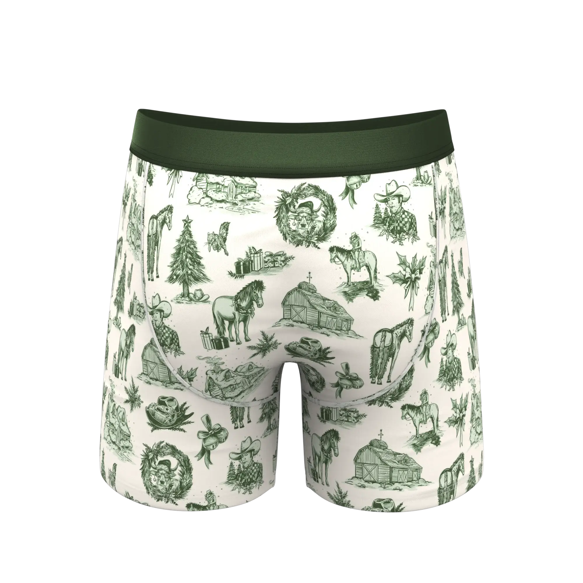 The Western Wonderland | Western Toile Ball Hammock® Pouch Underwear - Shinesty - Flyclothing LLC