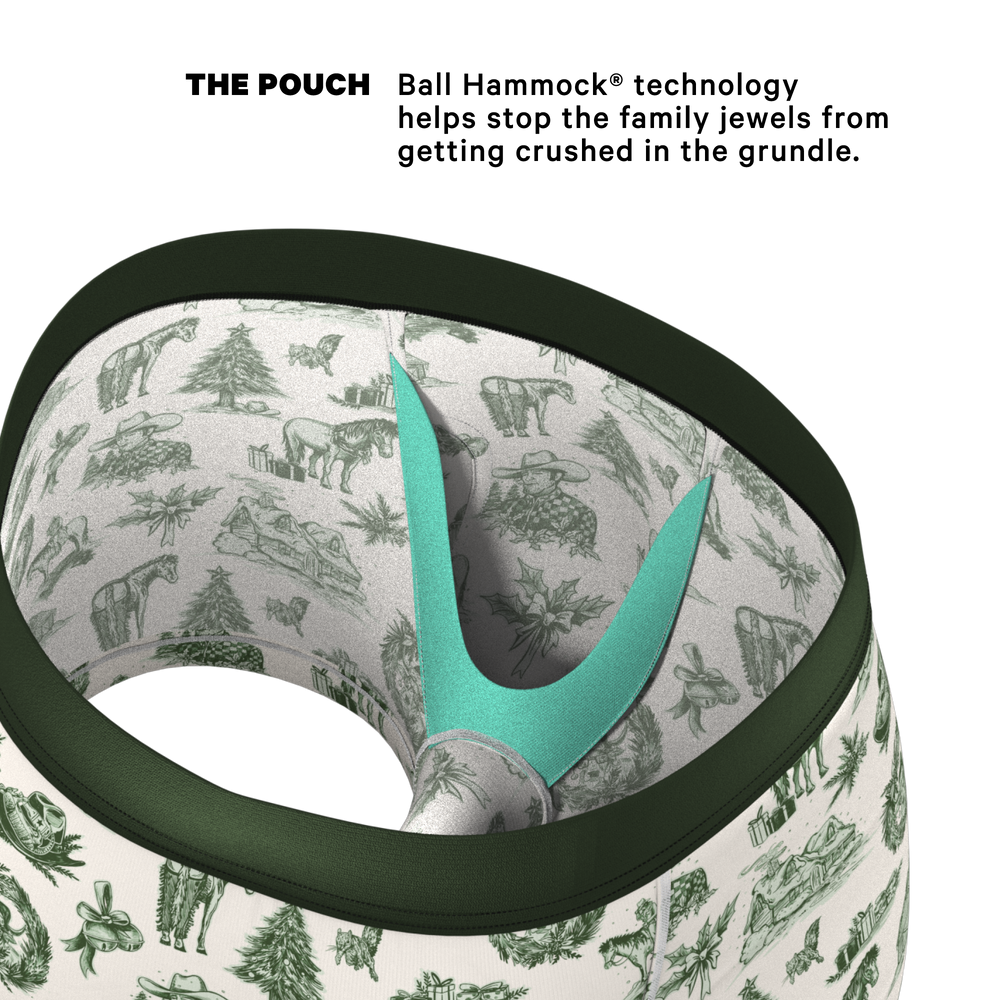 The Western Wonderland | Western Toile Ball Hammock® Pouch Trunks Underwear - Shinesty - Flyclothing LLC