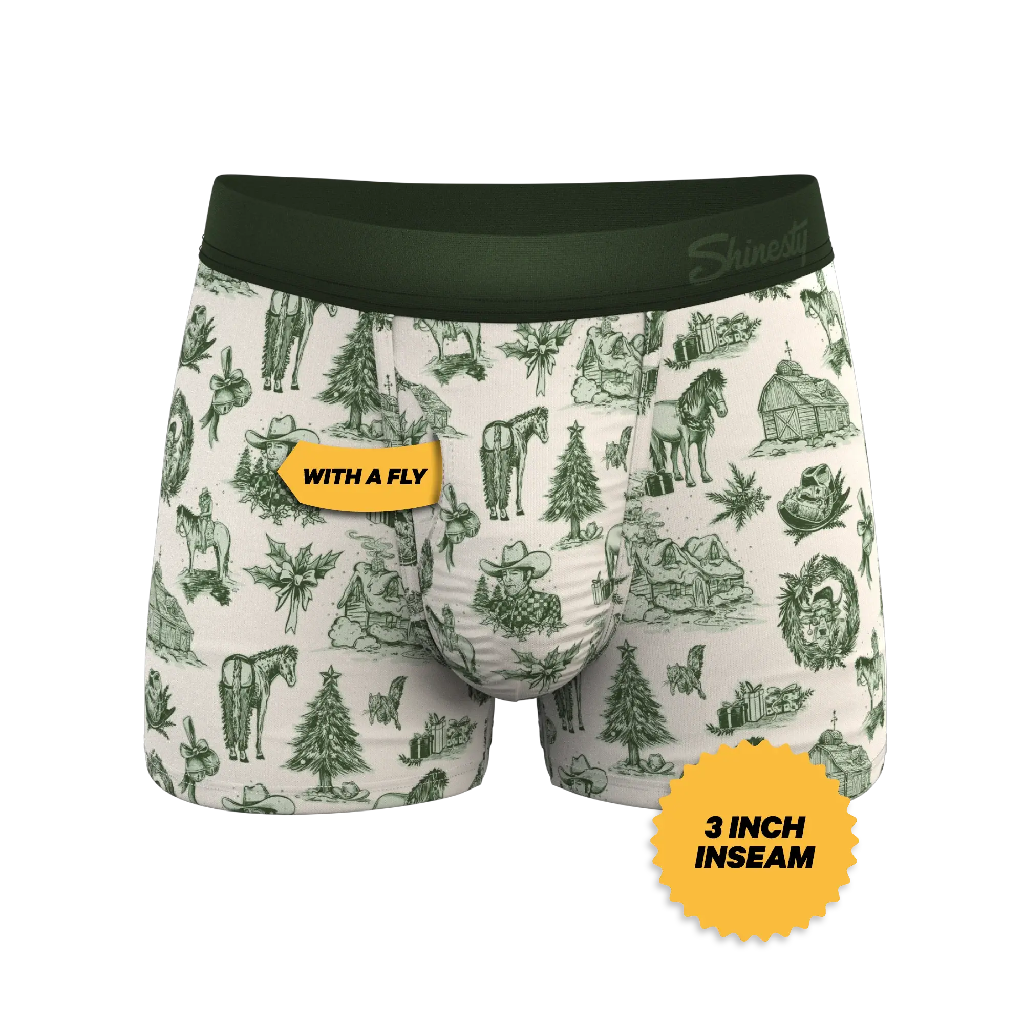 The Western Wonderland | Western Toile Ball Hammock® Pouch Trunks Underwear - Shinesty - Flyclothing LLC