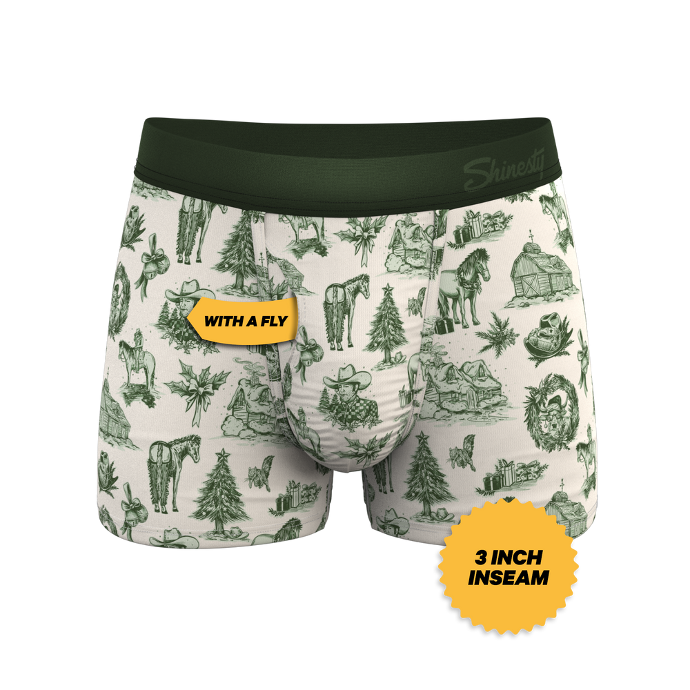The Western Wonderland | Western Toile Ball Hammock® Pouch Trunks Underwear - Shinesty - Flyclothing LLC