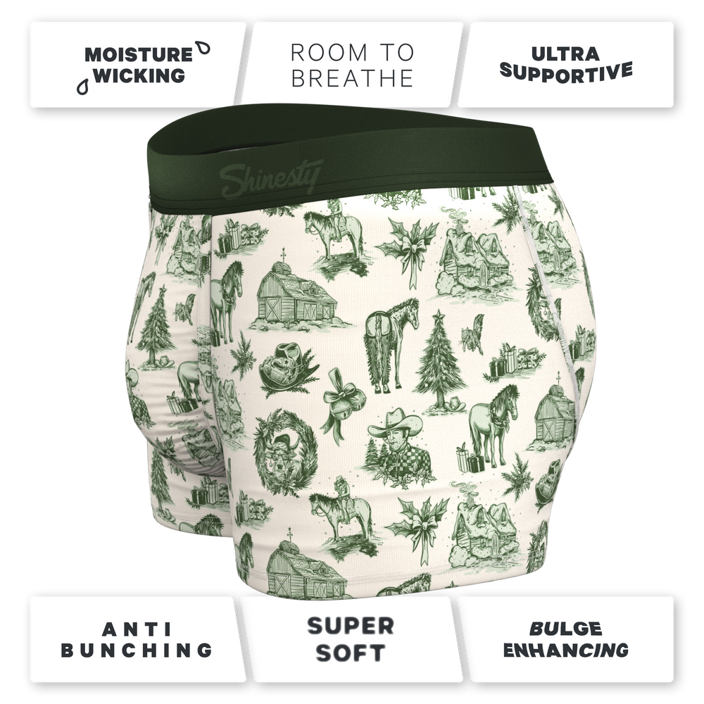 The Western Wonderland | Western Toile Ball Hammock® Pouch Trunks Underwear - Shinesty - Flyclothing LLC