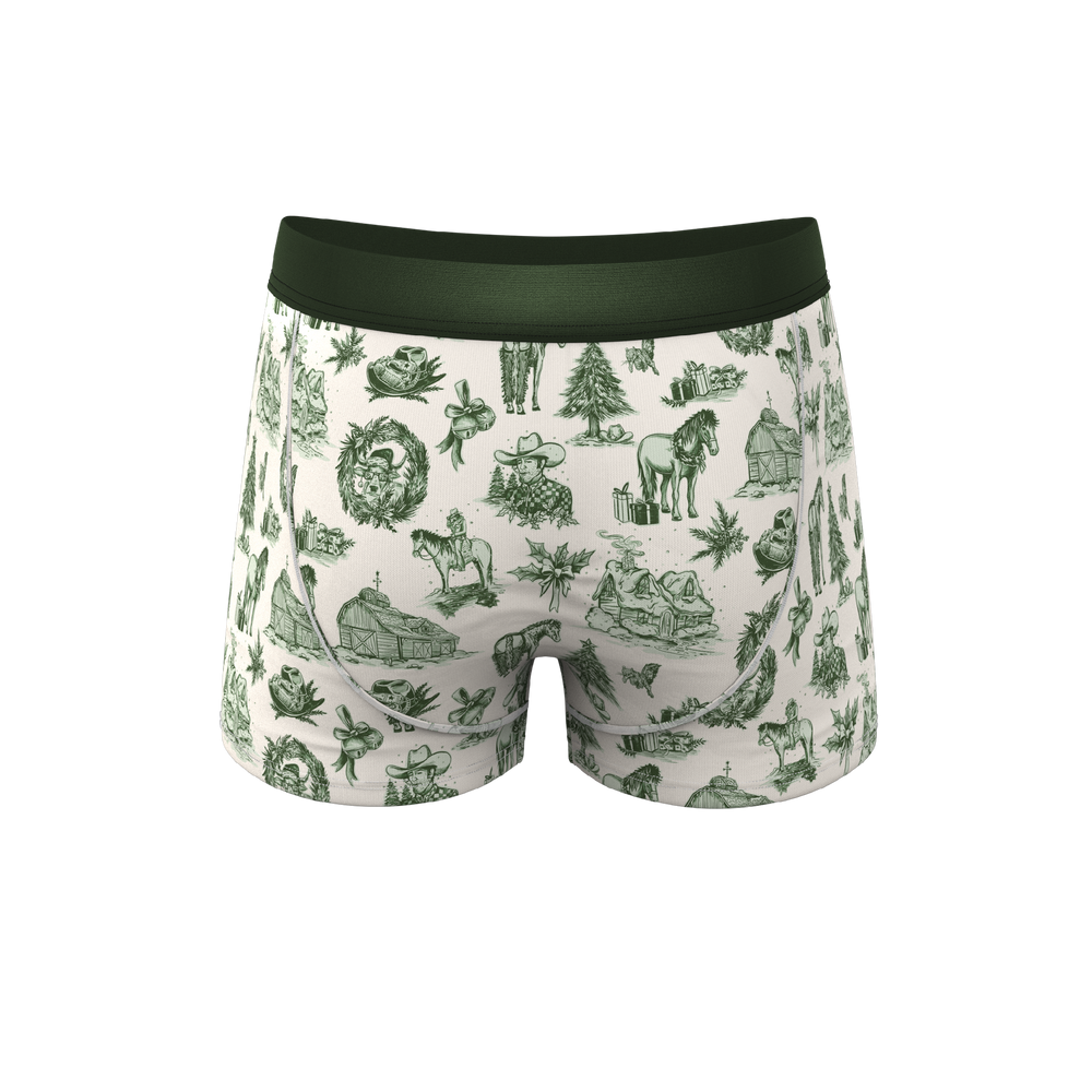 The Western Wonderland | Western Toile Ball Hammock® Pouch Trunks Underwear - Shinesty - Flyclothing LLC
