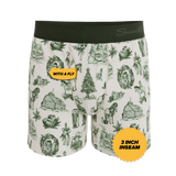 The Xmas In Texas | Western Toile  Men’s Boxers