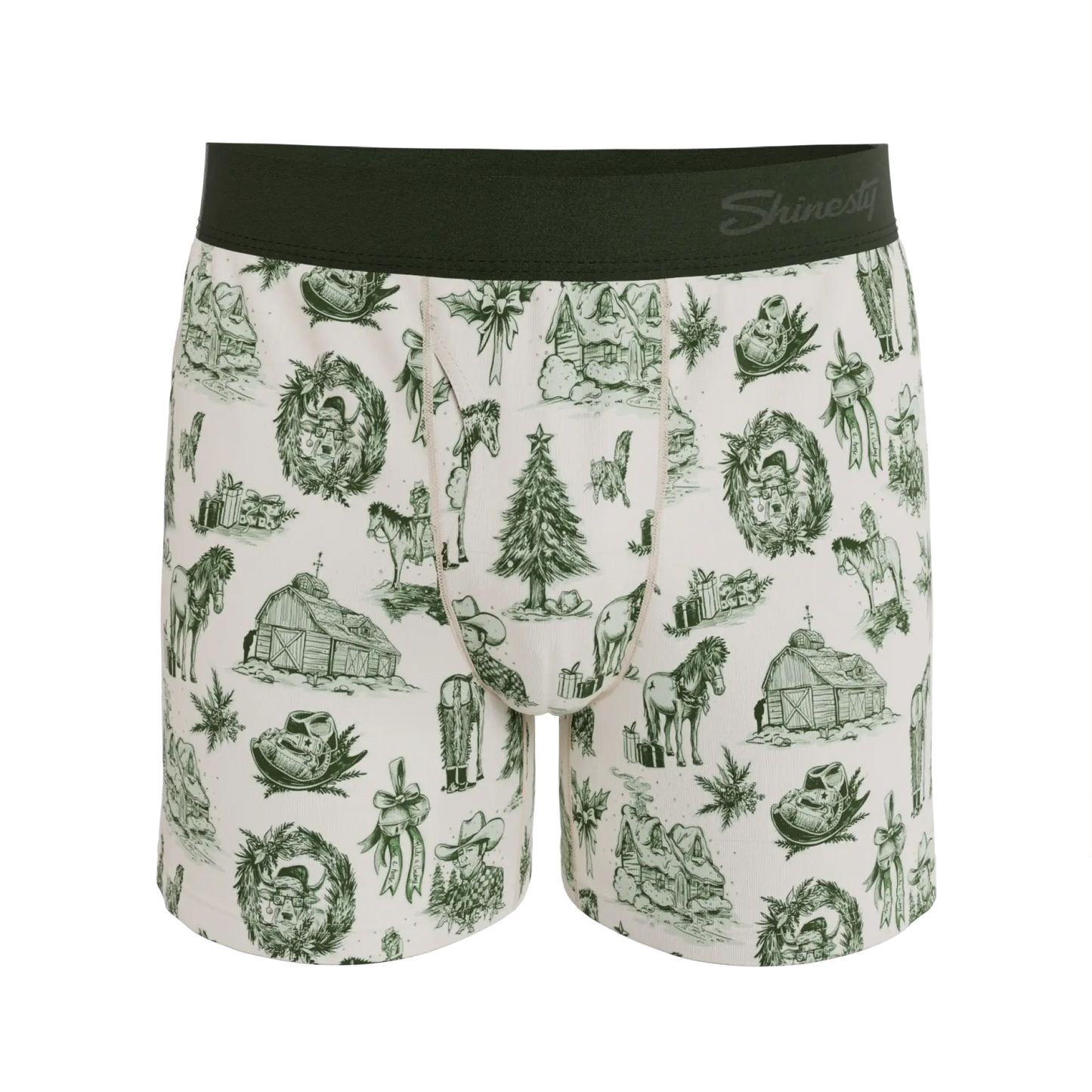 The Western Wonderland | Western Toile Men’s Boxers - Shinesty - Flyclothing LLC