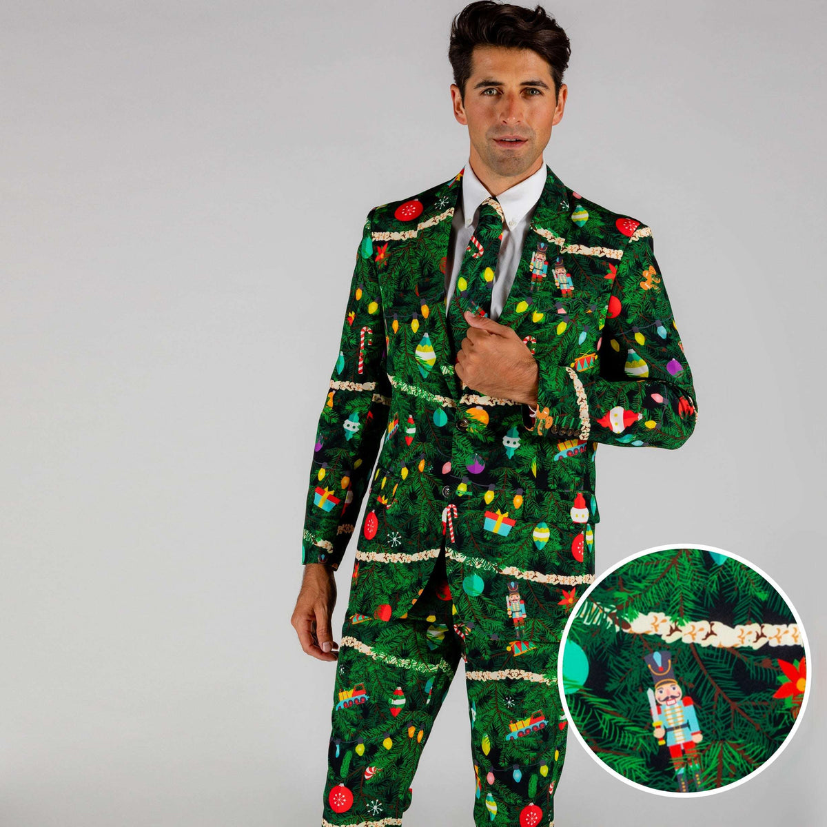 The Christmas Tree Camo | Mens Christmas Tree Print Suit - Shinesty - Flyclothing LLC