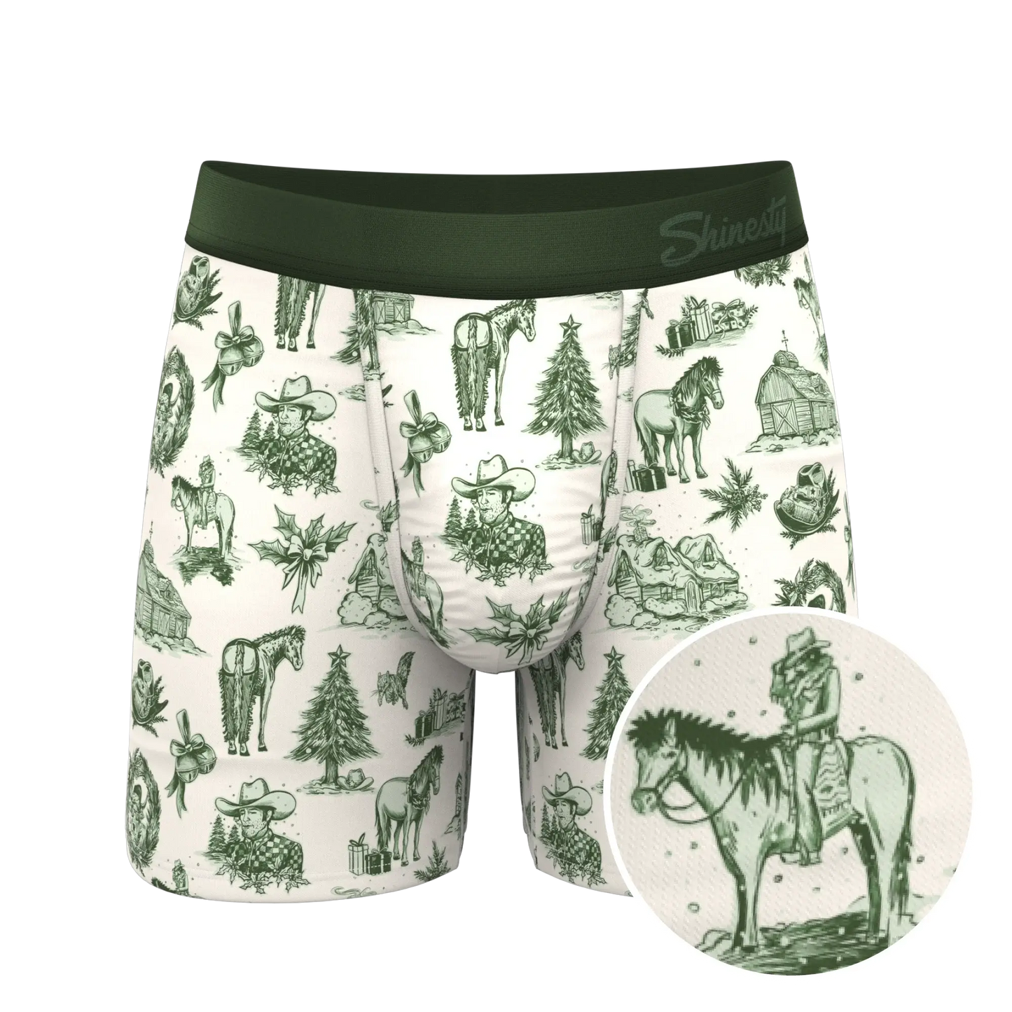 The Western Wonderland | Western Toile Ball Hammock® Pouch Underwear - Shinesty - Flyclothing LLC