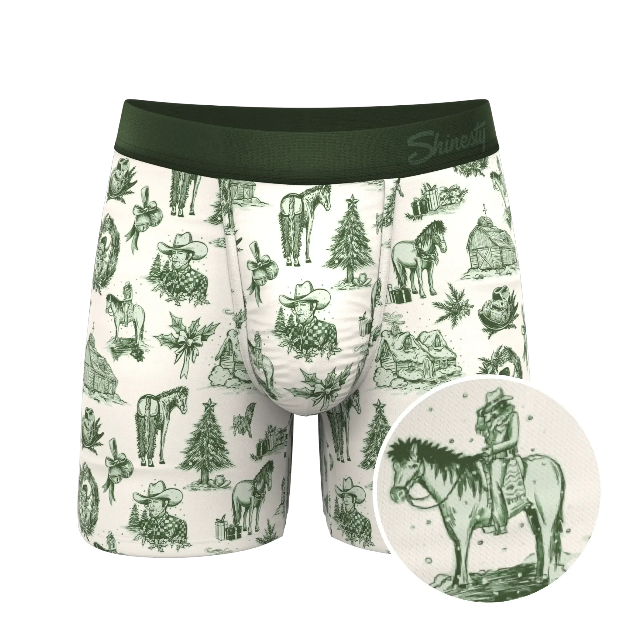 The Western Wonderland | Western Toile Ball Hammock® Pouch Underwear - Shinesty - Flyclothing LLC