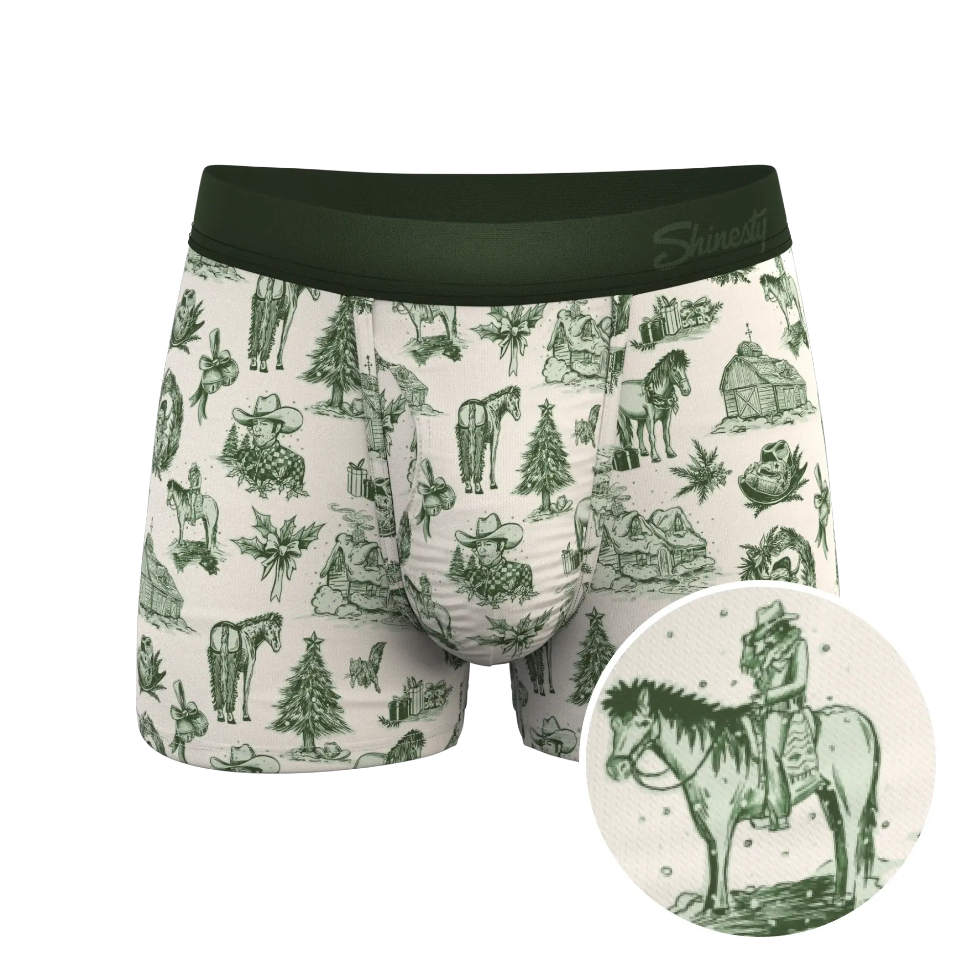 The Western Wonderland | Western Toile Ball Hammock® Pouch Trunks Underwear - Shinesty - Flyclothing LLC