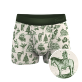 The Western Wonderland | Western Toile Ball Hammock® Pouch Trunks Underwear - Shinesty - Flyclothing LLC