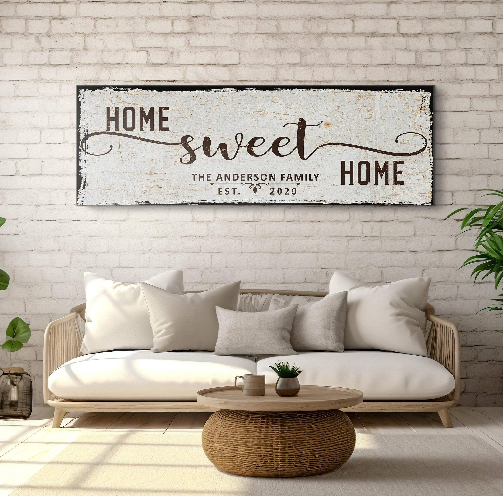 Home Sweet Home Sign - Tailored Canvases - Flyclothing LLC