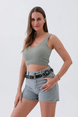 Bohemian Celestial Turquoise Belt – Vintage Style, Celestial Charm ✨🌙 - Boho Clothing and Accessories - Flyclothing LLC
