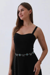 Boho Butterfly Chain Belt – Vintage Western Waist Accent🦋