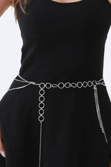 Triple-Layer Rhinestone Belt – Chain & Tassel Bohemian Glam 🔗