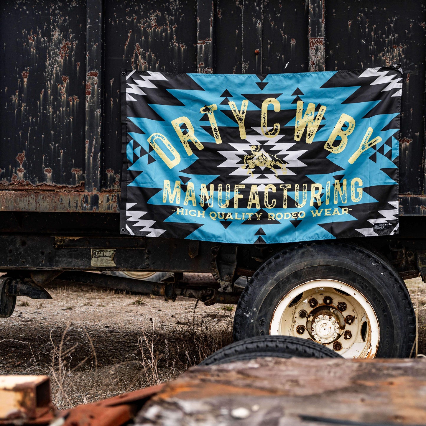 Dirty Cowboy Branded Aztec Flag - DIRTY COWBOY USA - Flyclothing LLC