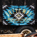 Dirty Cowboy Branded Aztec Flag - DIRTY COWBOY USA - Flyclothing LLC