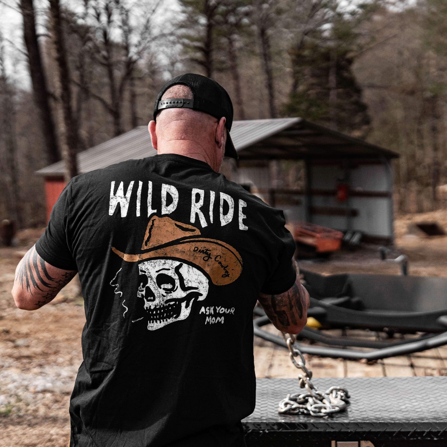 Wild Ride Men's T-Shirt - DIRTY COWBOY USA - Flyclothing LLC