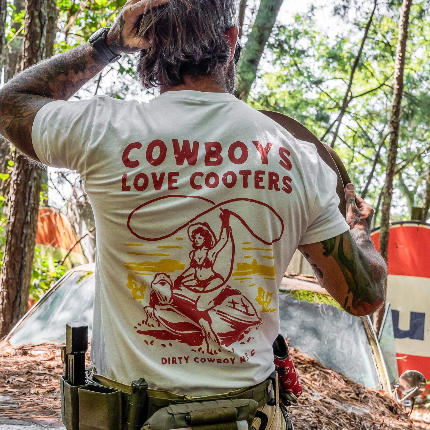Cowboys Love Cooters Men's T-Shirt - DIRTY COWBOY USA - Flyclothing LLC