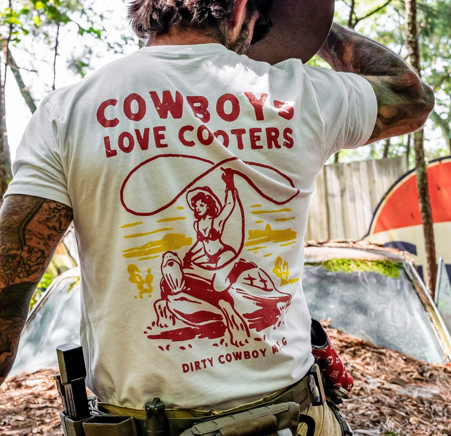 Cowboys Love Cooters Men's T-Shirt - DIRTY COWBOY USA - Flyclothing LLC