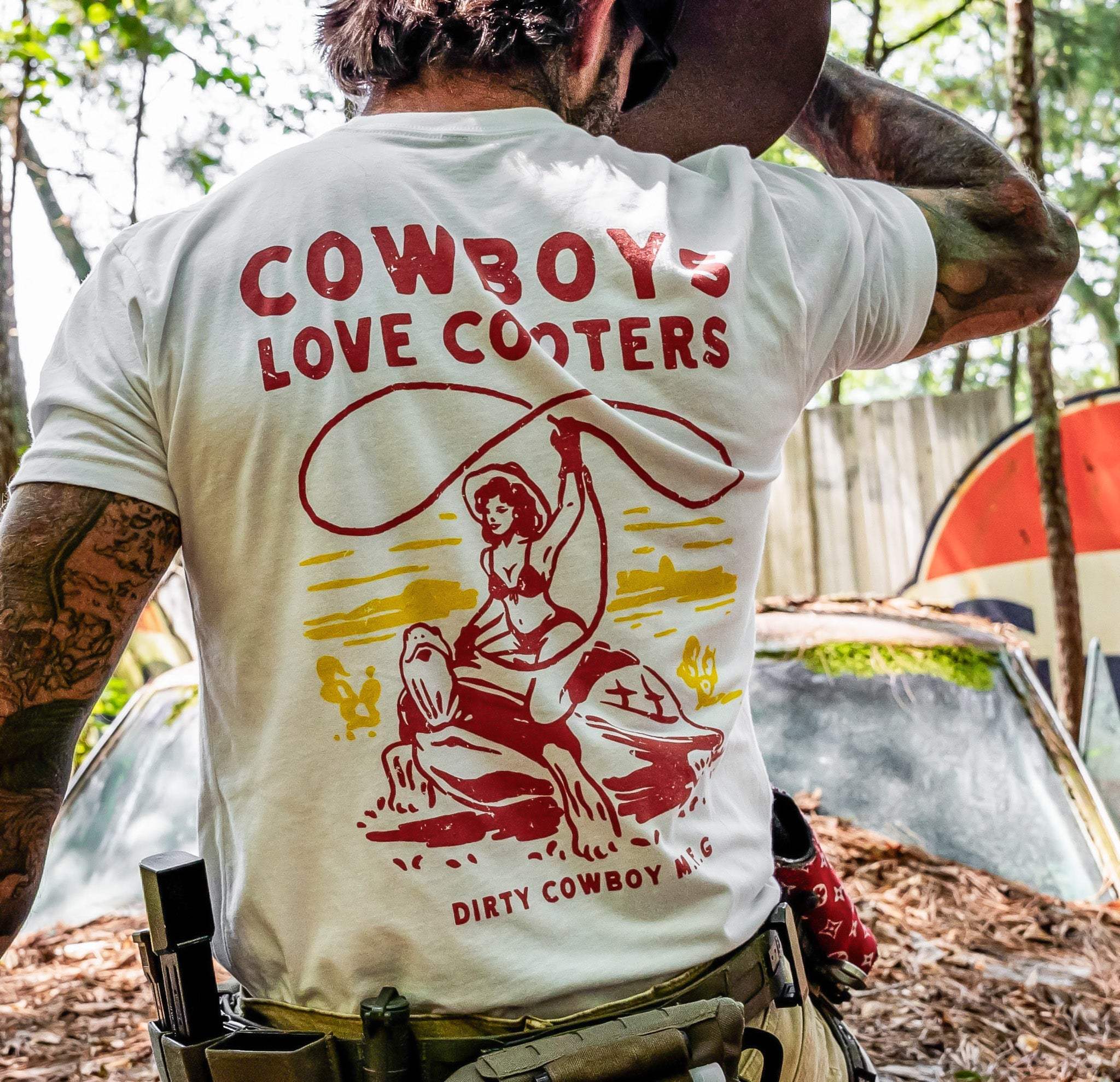 Cowboys Love Cooters Men's T-Shirt - DIRTY COWBOY USA - Flyclothing LLC