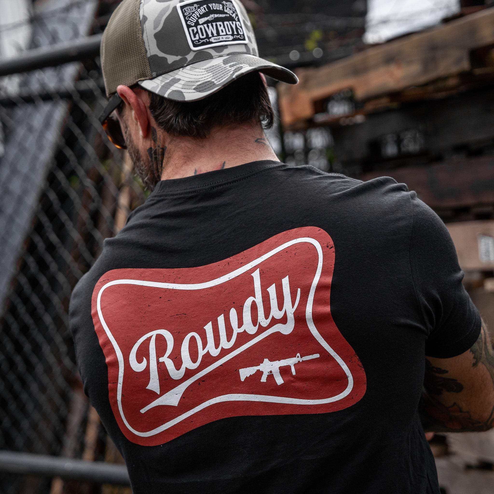 Rowdy Men's T-Shirt - DIRTY COWBOY USA - Flyclothing LLC