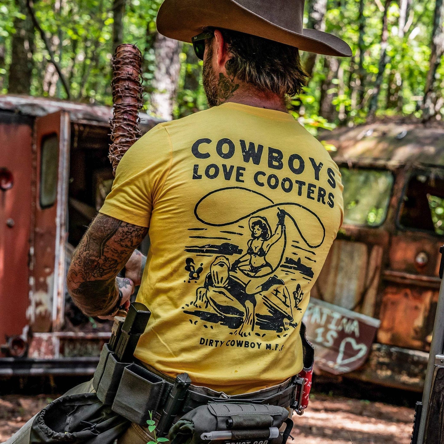 Cowboys Love Cooters Men's T-Shirt - DIRTY COWBOY USA - Flyclothing LLC