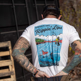 Spreadin' Hips & Rippin' Lips Fishing Club Men's T-Shirt - DIRTY COWBOY USA - Flyclothing LLC