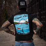Spreadin' Hips & Rippin' Lips Fishing Club Men's T-Shirt - DIRTY COWBOY USA - Flyclothing LLC