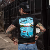 Spreadin' Hips & Rippin' Lips Fishing Club Men's T-Shirt - DIRTY COWBOY USA - Flyclothing LLC
