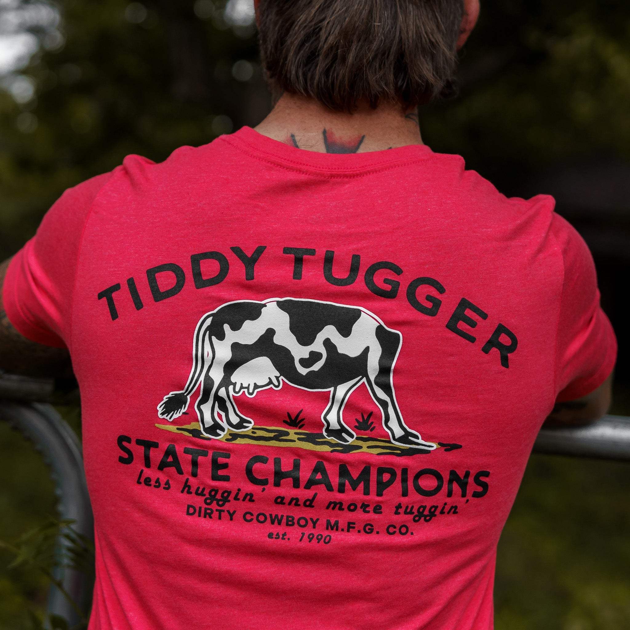 Tiddy Tugger State Champions Men's T-Shirt - DIRTY COWBOY USA - Flyclothing LLC