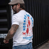 Hooked On Quack Duck Hunting Club Men's T-Shirt - DIRTY COWBOY USA - Flyclothing LLC
