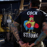 Boxing Chicken Strong Men's T-Shirt - DIRTY COWBOY USA - Flyclothing LLC