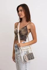 Crystal Clear Carry-All Messenger Bag - Boho Clothing and Accessories - Flyclothing LLC