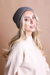 Boucle Pom Beanie - Boho Clothing and Accessories - Flyclothing LLC