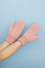 Plush Pastel Fuzzy Winter Mittens 🧤