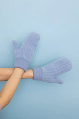 Plush Pastel Fuzzy Winter Mittens 🧤
