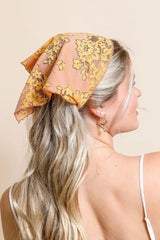 Bohemian Floral Lace Headscarf - Boho Clothing and Accessories - Flyclothing LLC