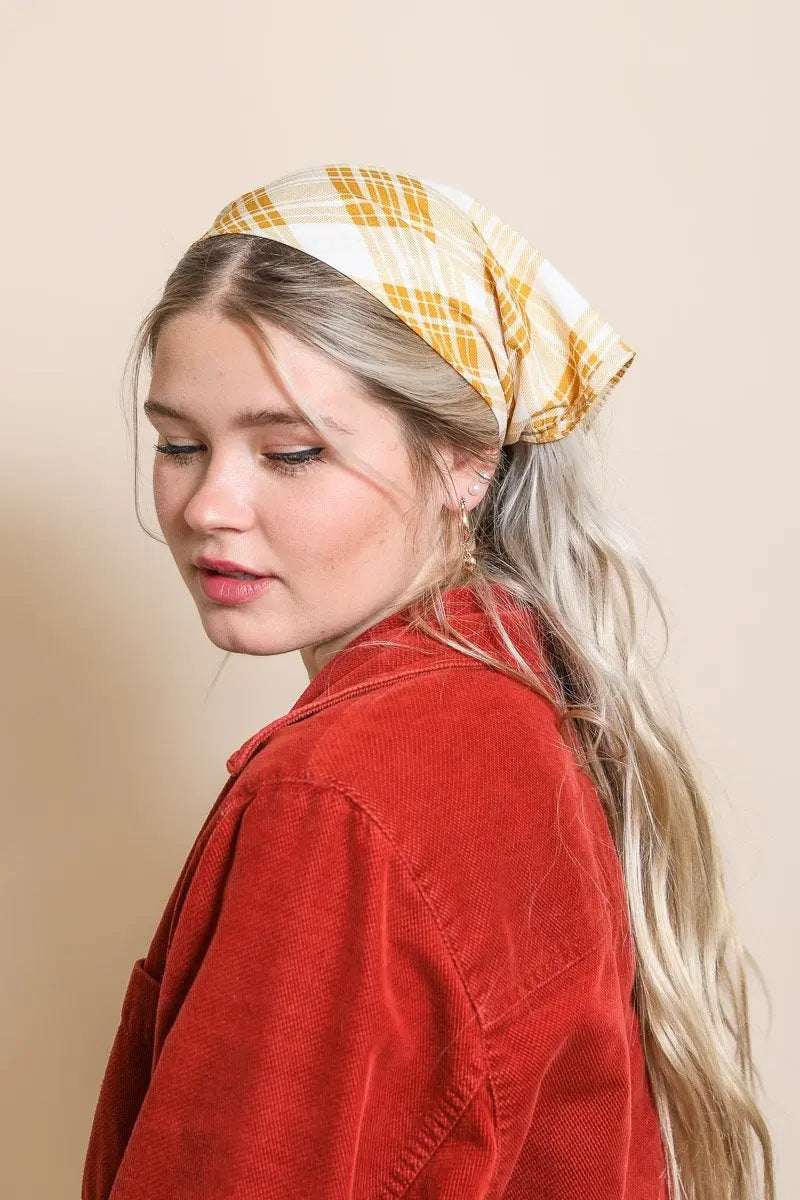 Triangle Flannel Headscarf