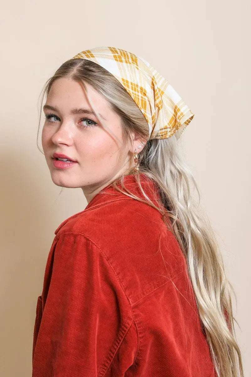 Triangle Flannel Headscarf