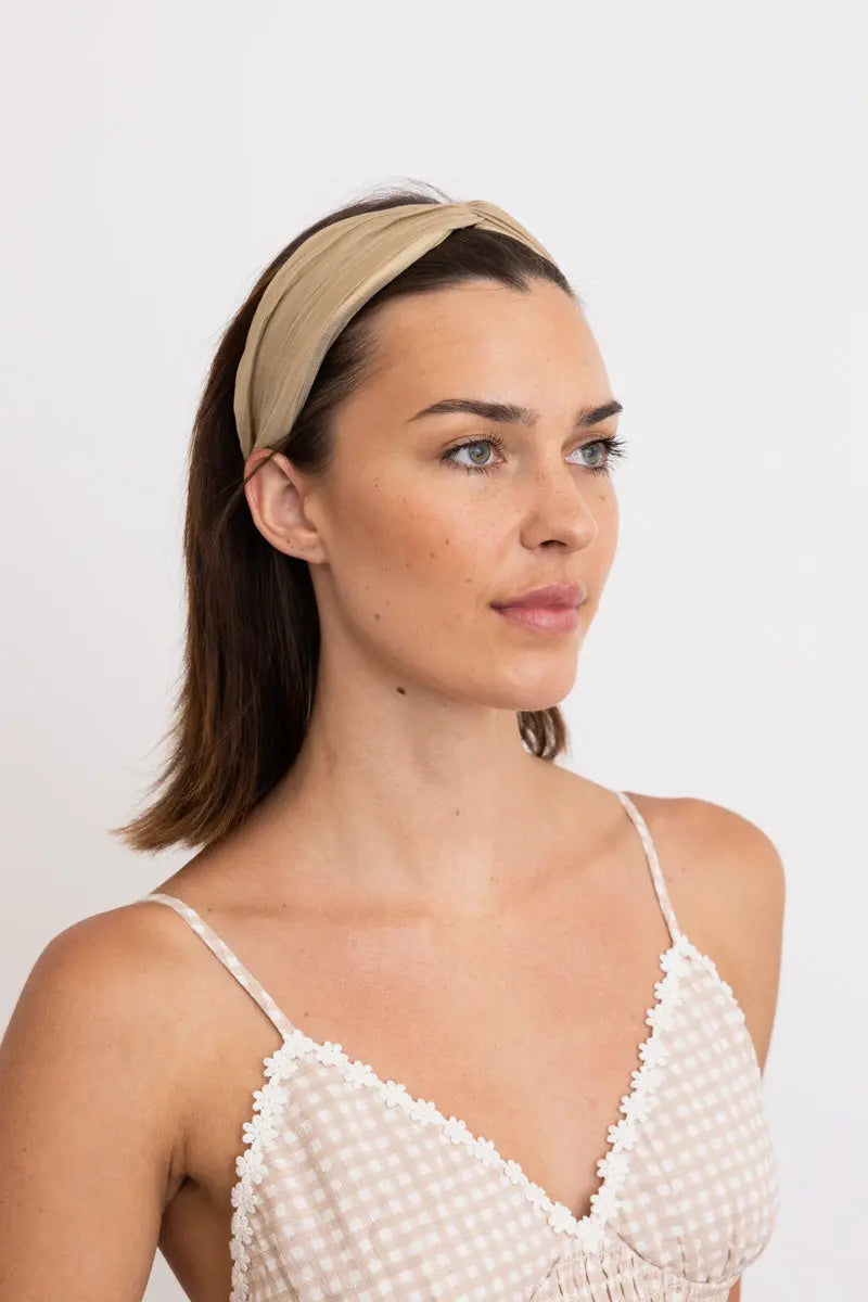 Pleated Solid Color Summer Headband☀️