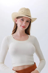 Classic Polyester Cowboy Hat – Lightweight & Sun-Smart🌵☀️