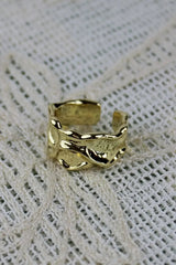 Luxe Asymmetrical Nugget Rings – Minimalist Open-Band Jewelry 🌟⛓️ - Boho Clothing and Accessories - Flyclothing LLC