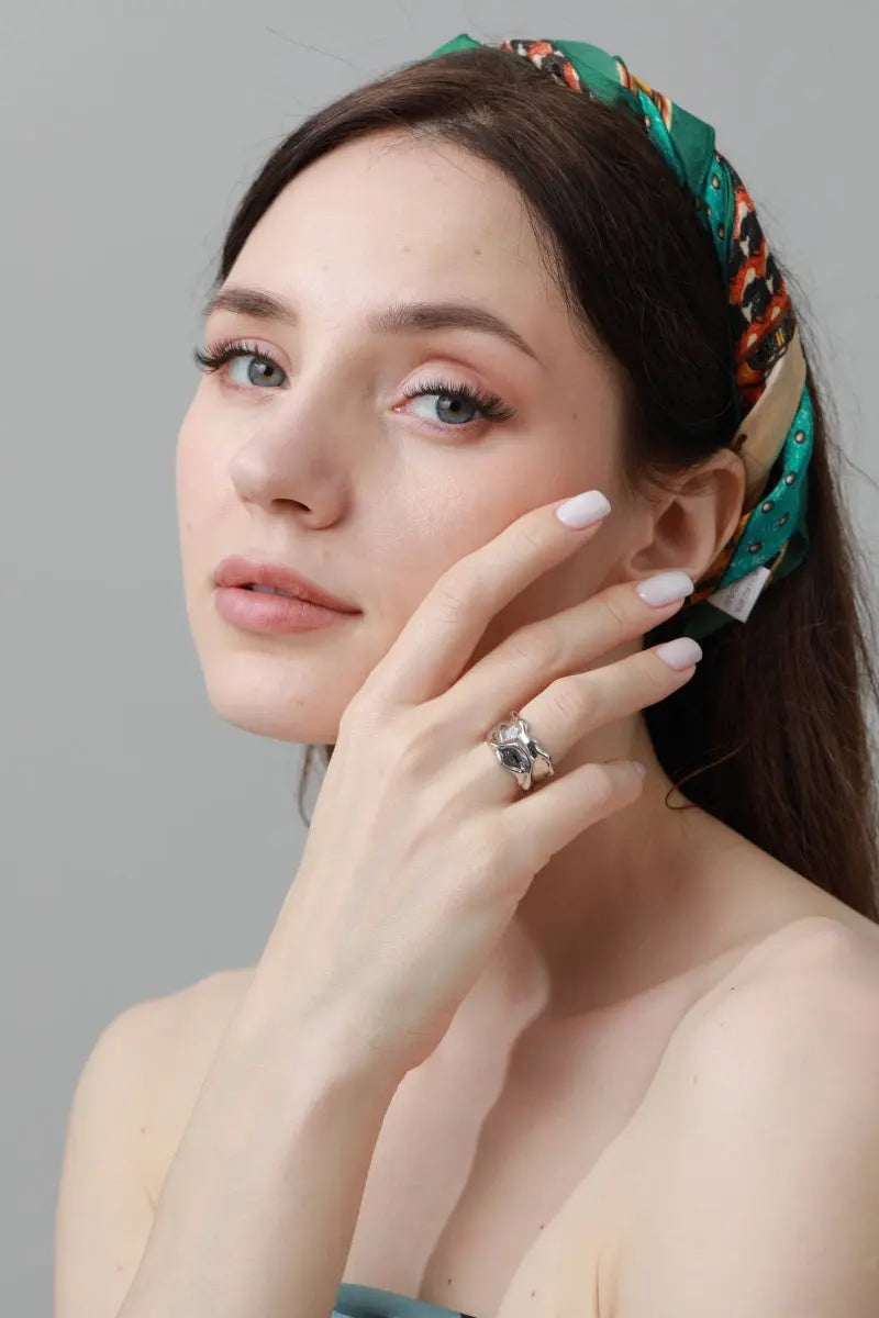 Luxe Asymmetrical Nugget Rings – Minimalist Open-Band Jewelry 🌟⛓️ - Boho Clothing and Accessories - Flyclothing LLC
