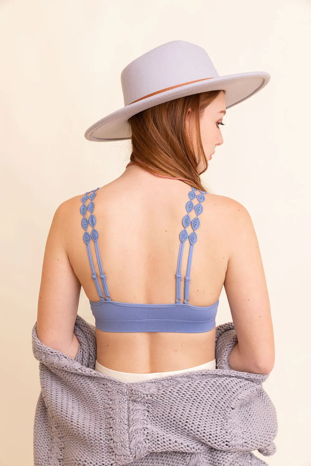 Eye Lace Applique Bralette