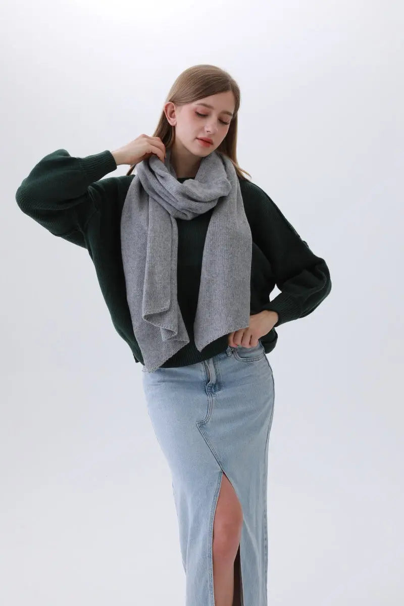 Classic Bias-Cut Scarf – Woven Elegance & Timeless Style ✨🧣 - Boho Clothing and Accessories - Flyclothing LLC