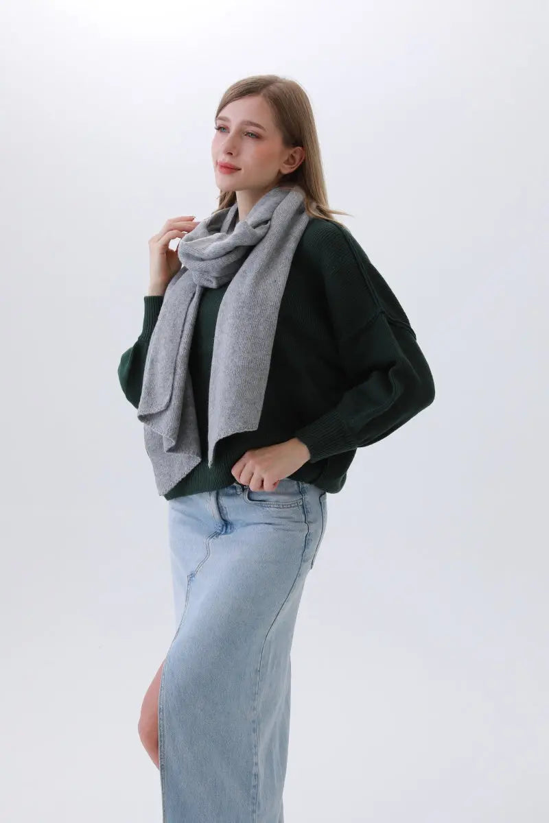 Classic Bias-Cut Scarf – Woven Elegance & Timeless Style ✨🧣 - Boho Clothing and Accessories - Flyclothing LLC