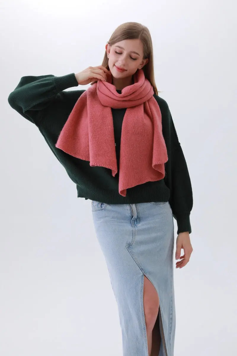 Classic Bias-Cut Scarf – Woven Elegance & Timeless Style ✨🧣 - Boho Clothing and Accessories - Flyclothing LLC