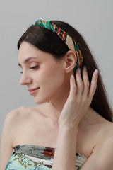 Vintage Patchwork Bandana – Luxe Silk Square Scarf 🌸✨