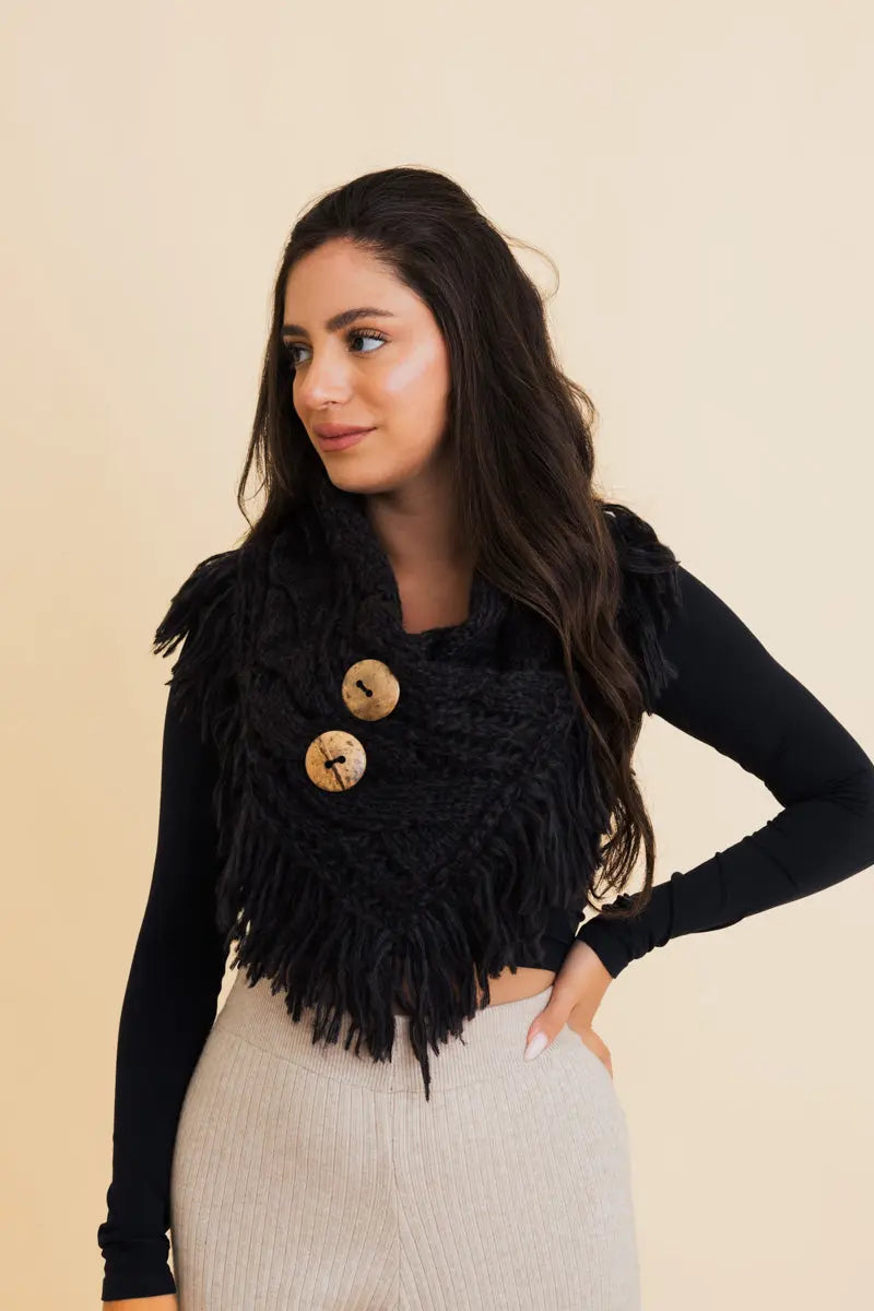 Keep It Cozy Shoulder Warmer - Boho Clothing and Accessories - Flyclothing LLC
