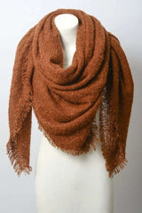 Mohair Square Blanket Scarf - Boho Clothing and Accessories - Flyclothing LLC