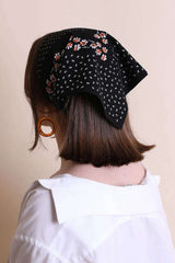 Dotted & Floral Bandana - Boho Clothing and Accessories - Flyclothing LLC